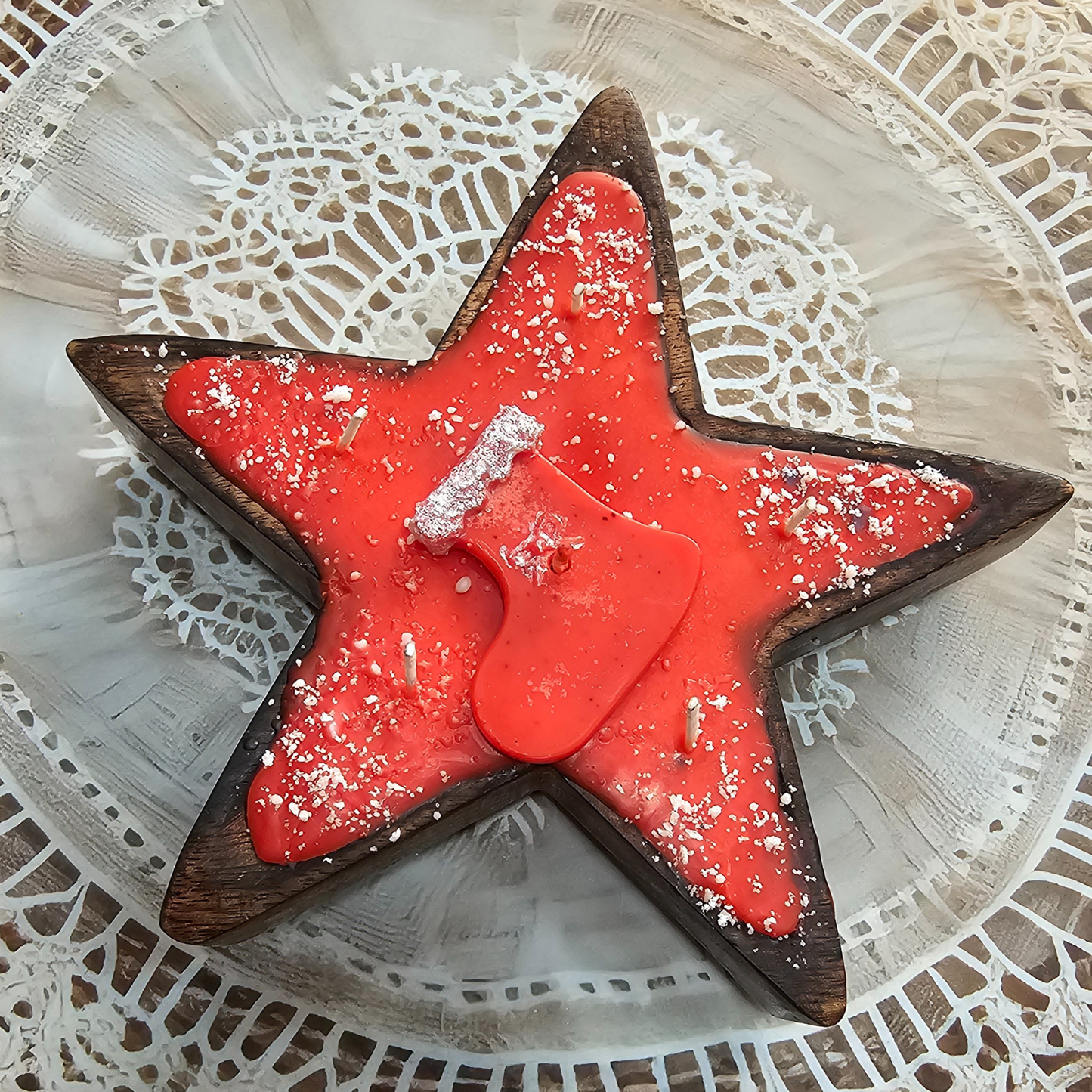 Star Bowl Candle | Christmas Candle