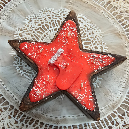 Star Bowl Candle | Christmas Candle